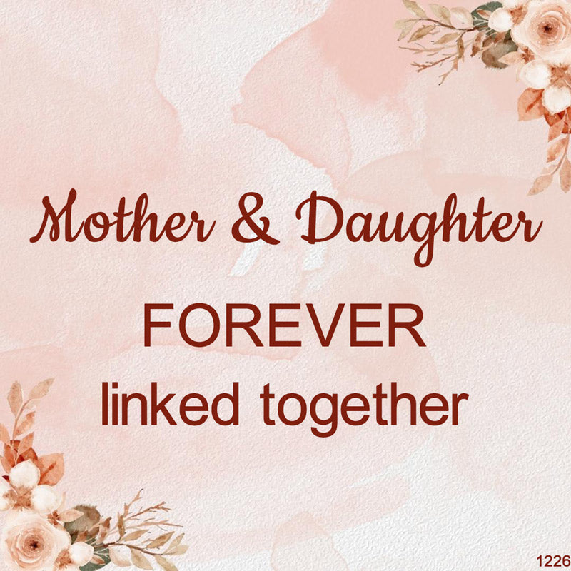 S925 Mother & Daughter Forever Linked Together Custom Infinite Love Ring