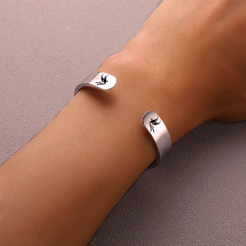The Fire Inside Me Burns Brighter Than The Fire Around Me Pheonix Bold Bracelet