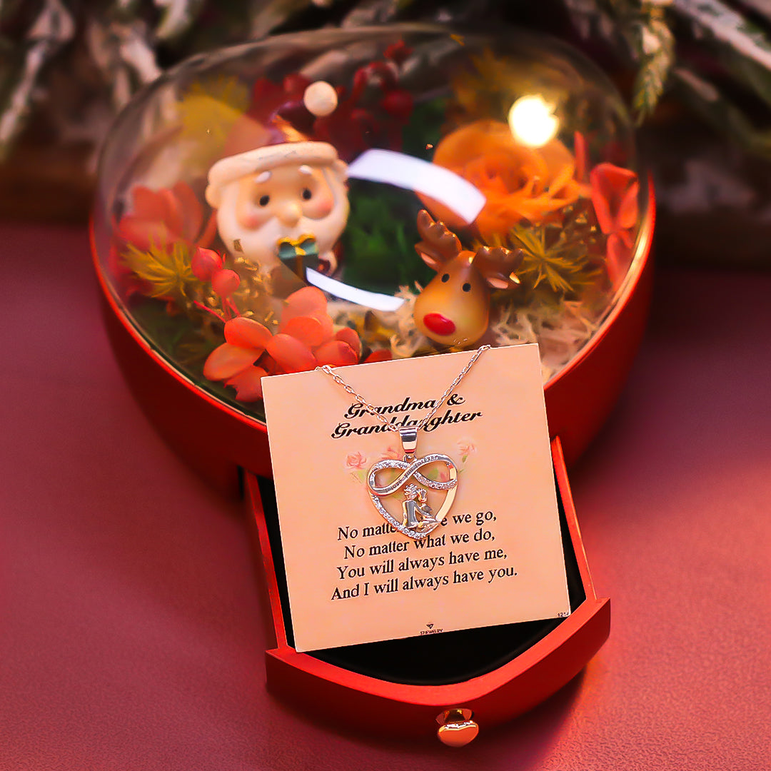 For Granddaughter - S925 Heart Necklace