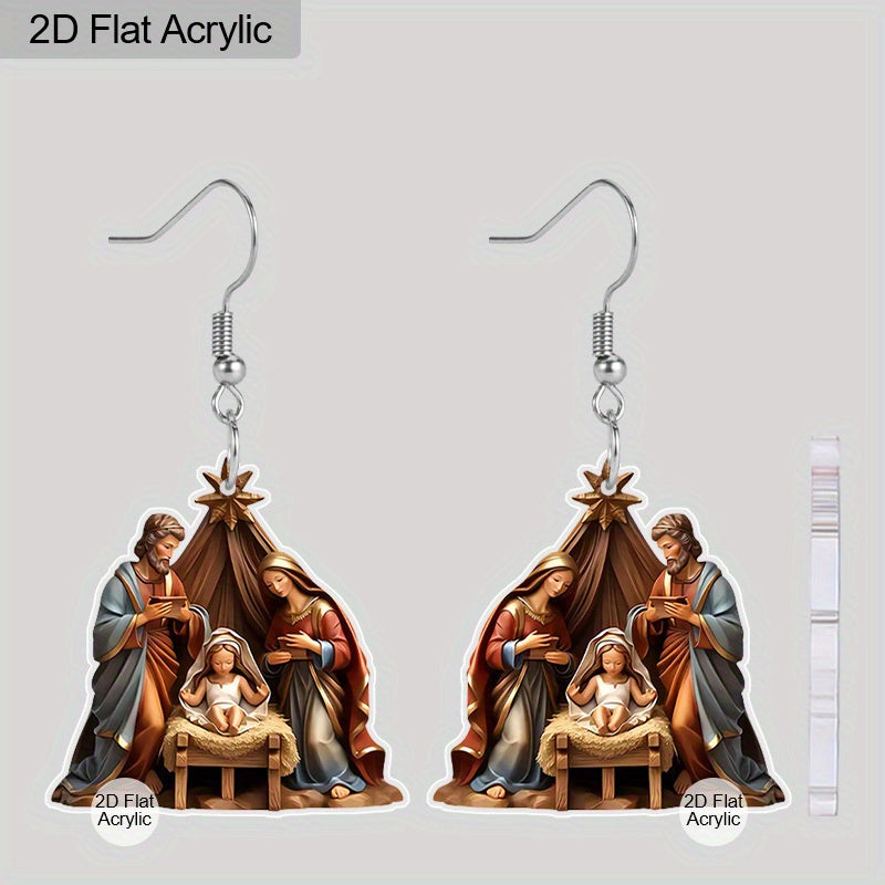 Nativity Scene Earrings