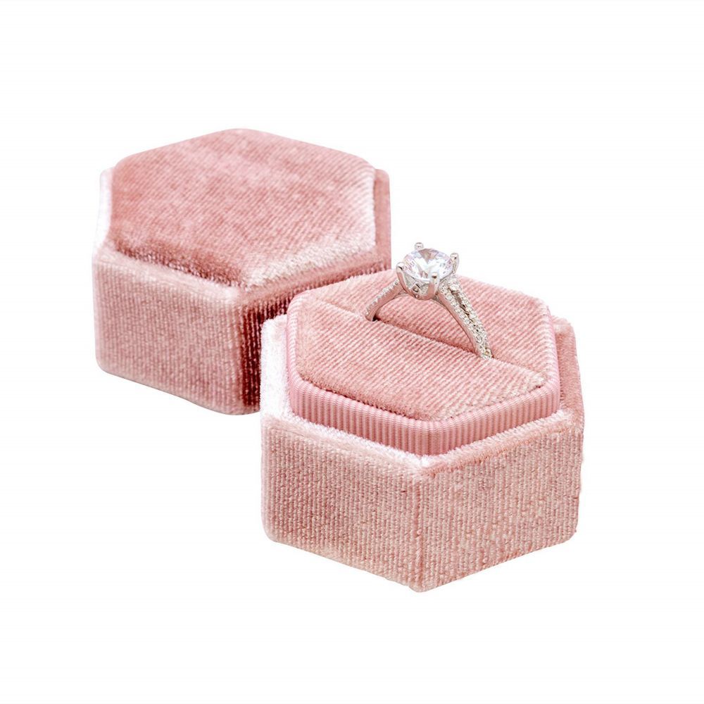 Pink Suede Ring Gift Pack