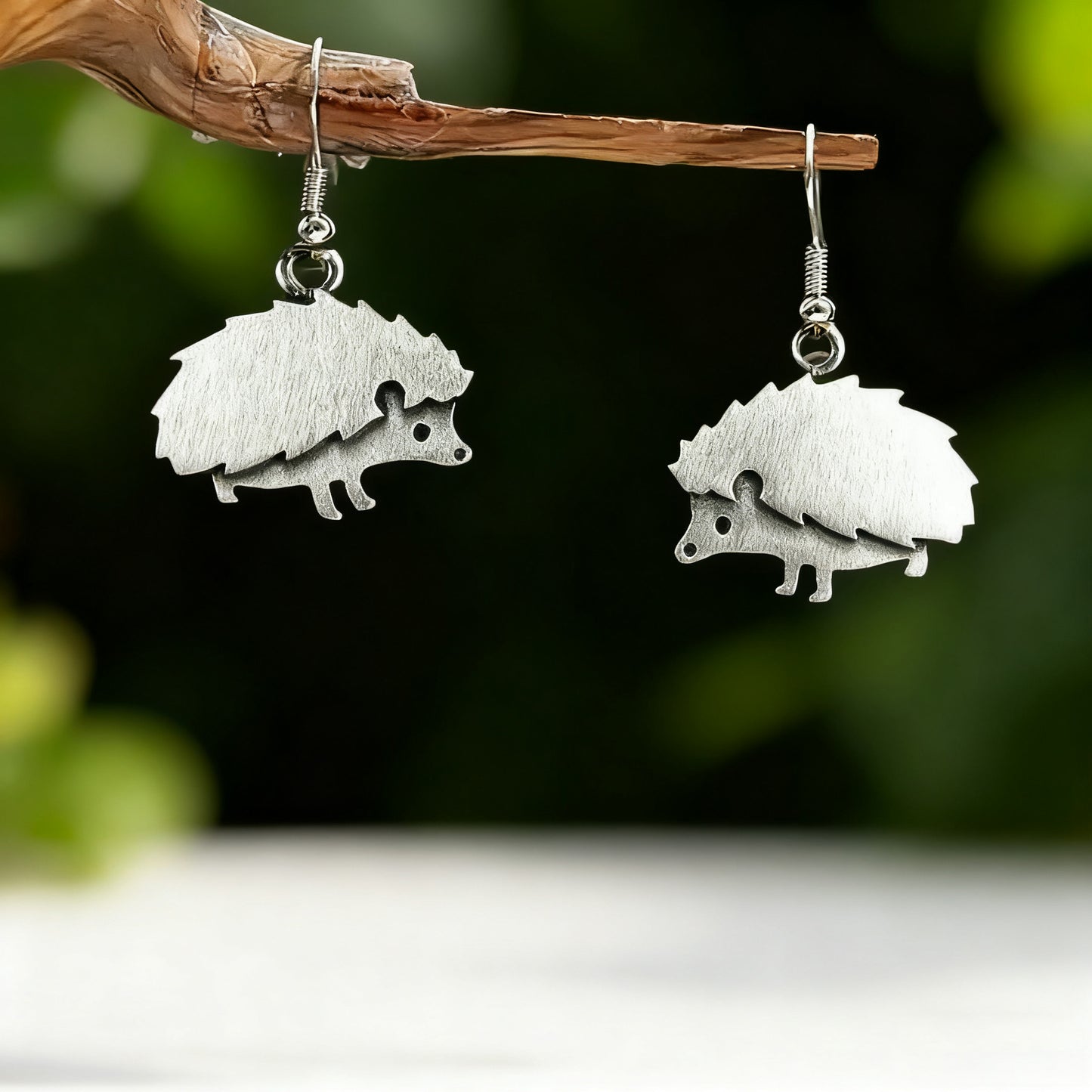Vintage Hedgehog Earrings