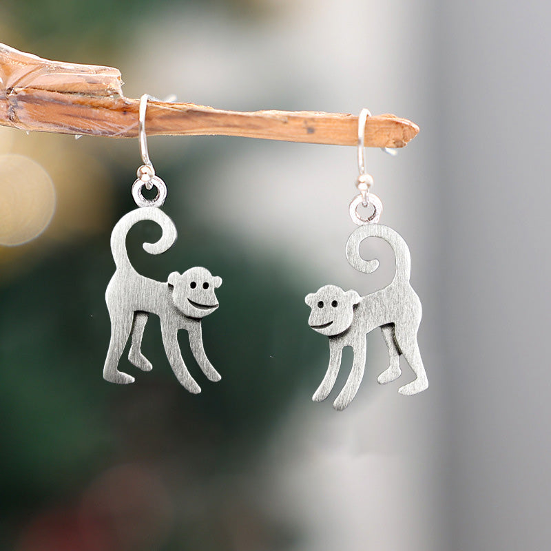 Vintage Monkey Earrings