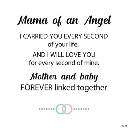 Pregnancy & Infant Loss Awareness Double Stone Wavy Ring