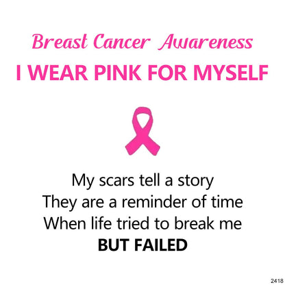 My Scars Tell A Story Pink Sparkle Diamond Ring