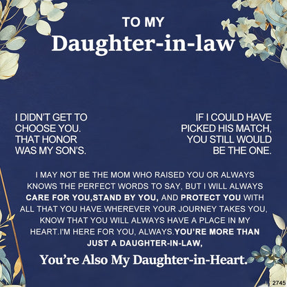 To My Daughter-in-law-Birthday Flower Name Necklace