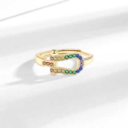 Autism Awareness - Multi-Colored Adjustable Knot Ring