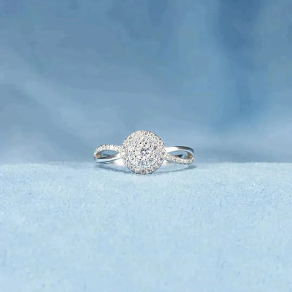 To my daughter -Round Diamond Infinity Ring