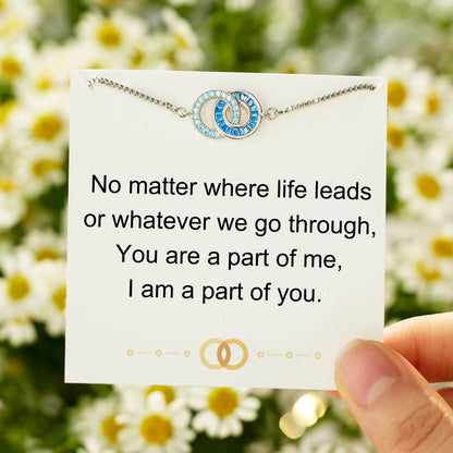 Birthstone Custom Circle Bracelet