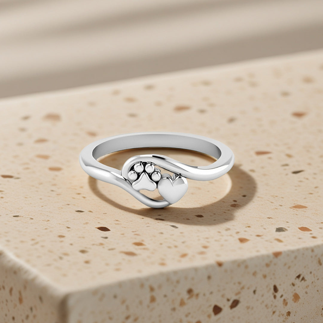 Thank you for being my mom heart pet ring