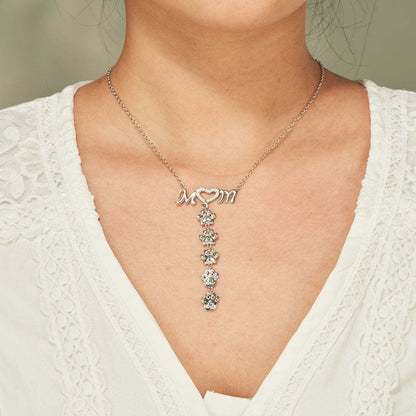 My Angel Is Always Near By Personalized 1-6 Paw Furry Mom Necklace
