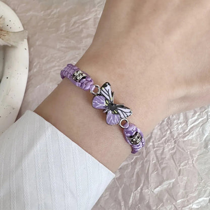 Lupus Awareness Butterfly Bracelet