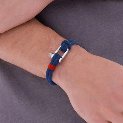 DIABETES AWARENESS Alchor Navy Bracelet
