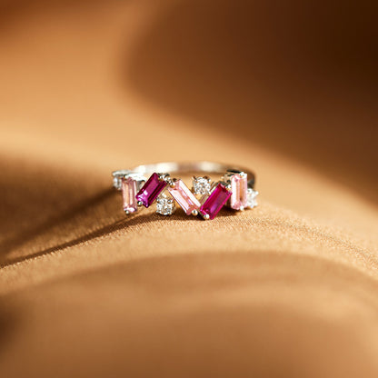 A self-reminder You are still enough Pink diamond ring