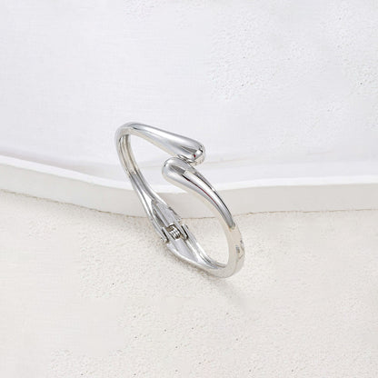 Missing You Always-Adjustable Twist Cuff Bangle Bracelets