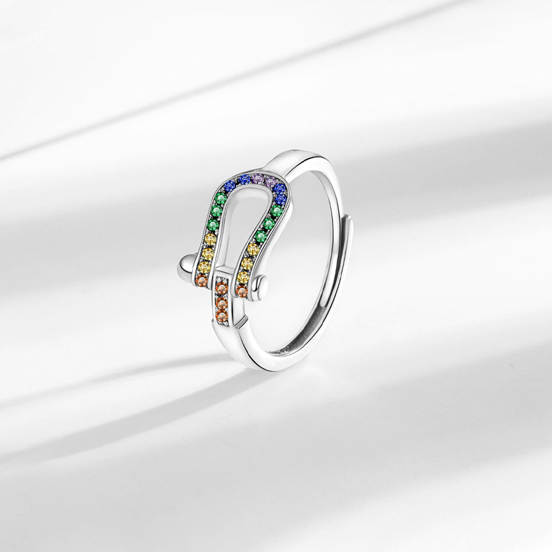 Autism Awareness - Multi-Colored Adjustable Knot Ring