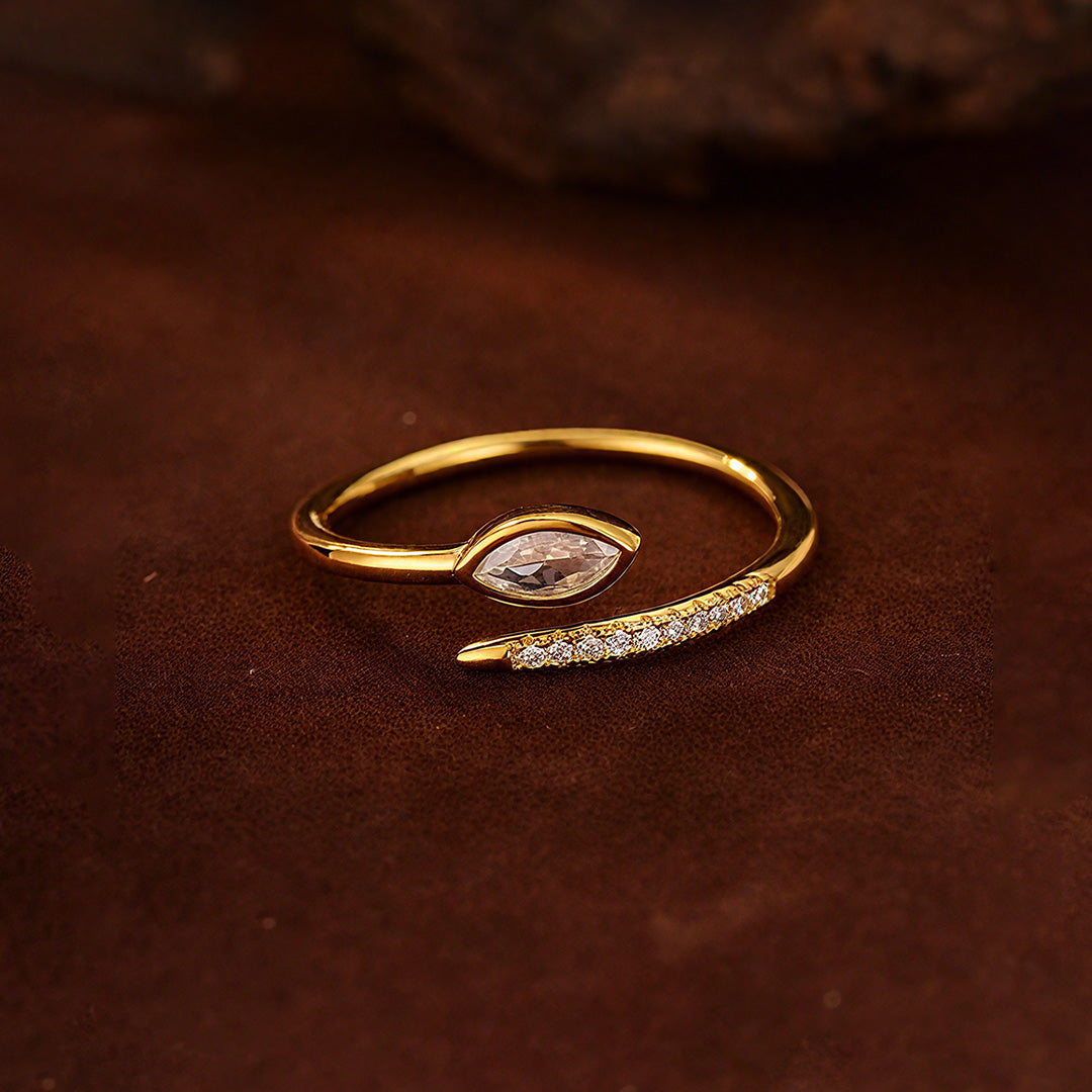 It is ok to not be ok-Marquise open ring