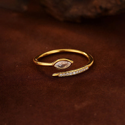 It is ok to not be ok-Marquise open ring