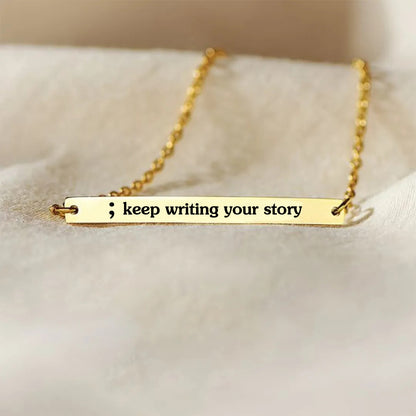 Suicide Prevention Awareness Engraved bracelet