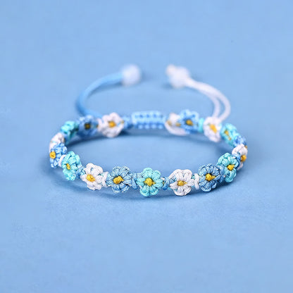 I think about you everyday -Daisy Braided Bracelet