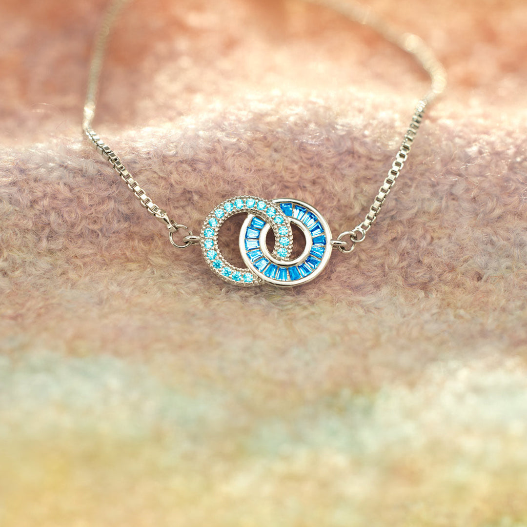 Birthstone Custom Circle Bracelet