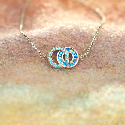 Birthstone Custom Circle Bracelet