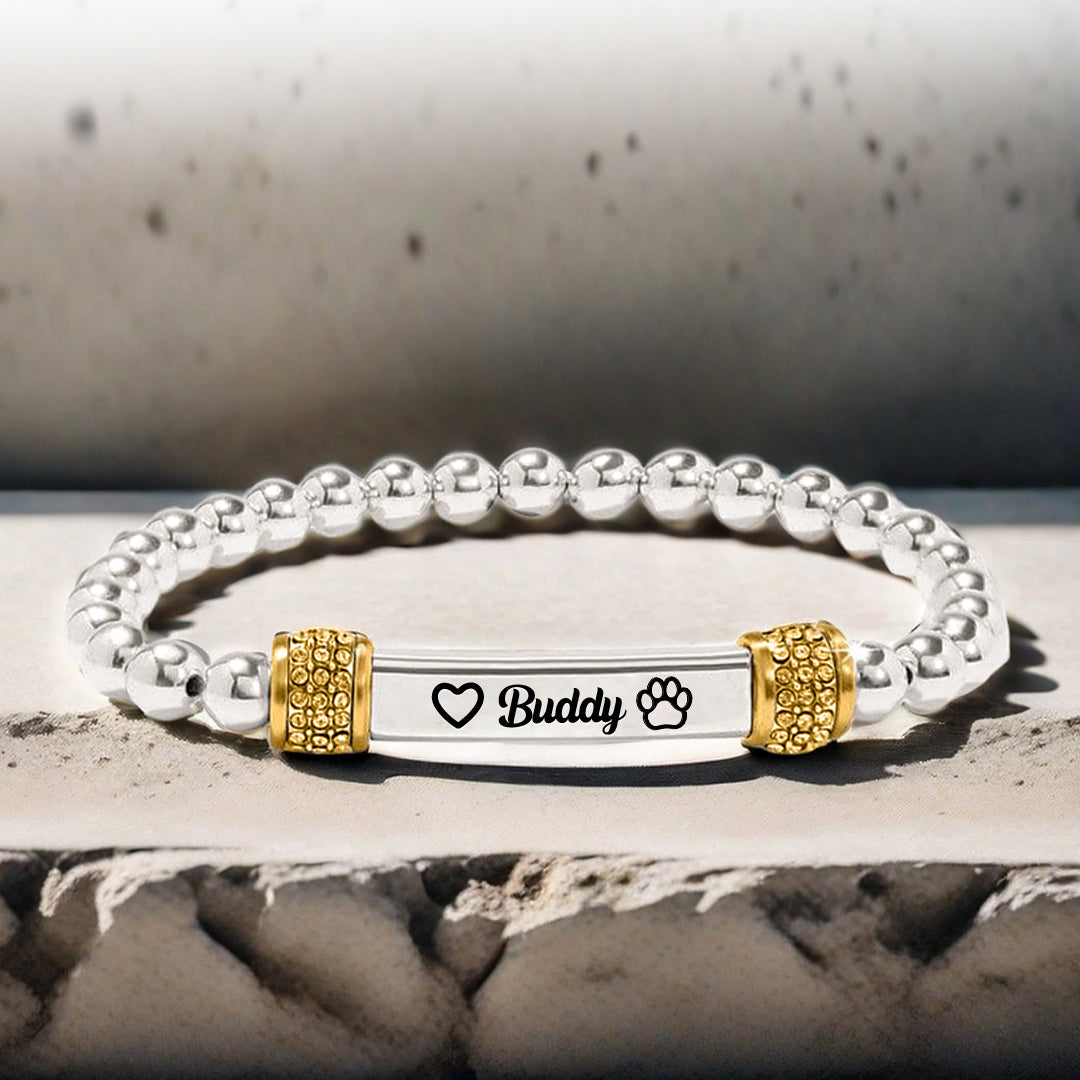 Cherished Companion Pet Memorial Bead Bracelet
