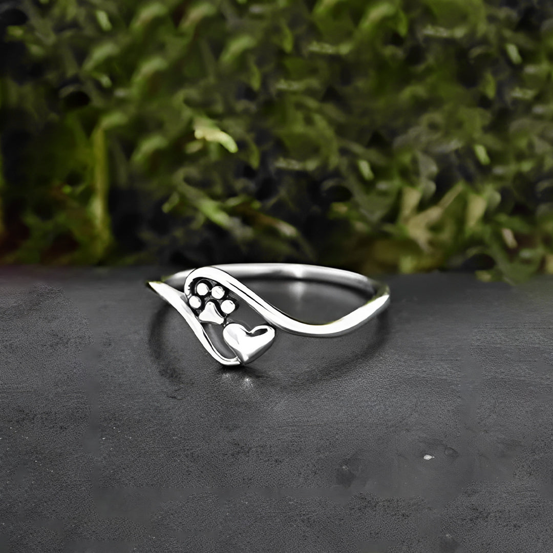 Thank you for being my mom heart pet ring