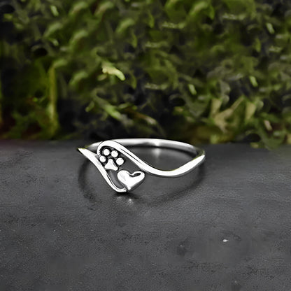 Thank you for being my mom heart pet ring