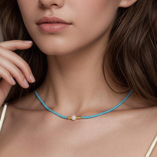 For Daughter - I am so proud of you freshwater pearl necklace