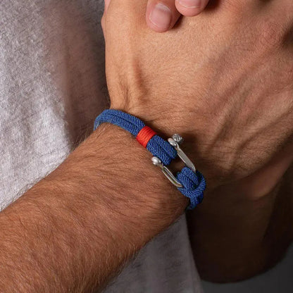 DIABETES AWARENESS Alchor Navy Bracelet