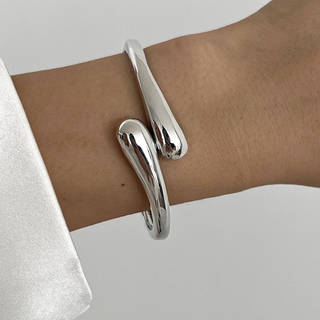 Missing You Always-Adjustable Twist Cuff Bangle Bracelets