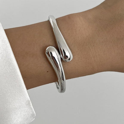 Missing You Always-Adjustable Twist Cuff Bangle Bracelets