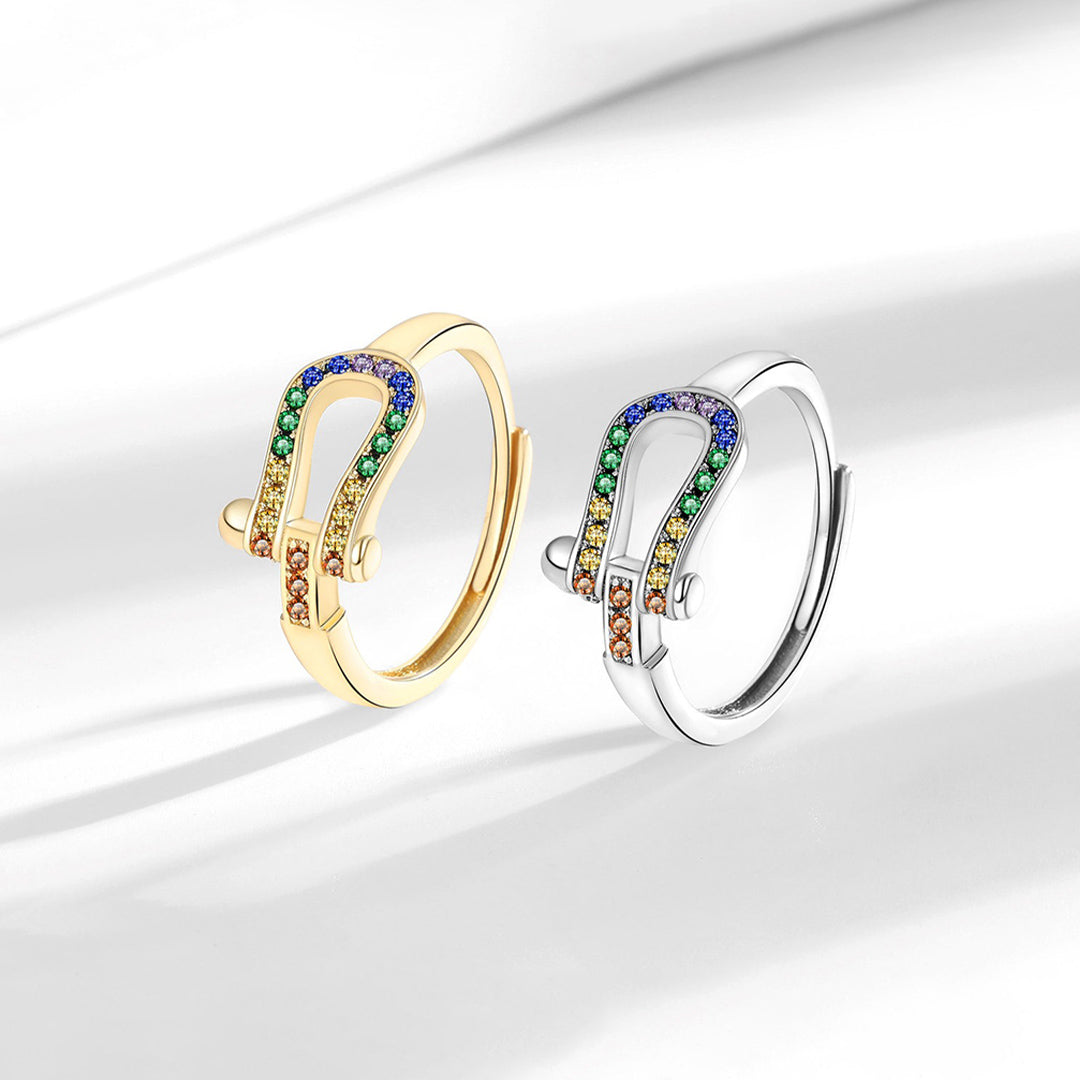 Autism Awareness - Multi-Colored Adjustable Knot Ring