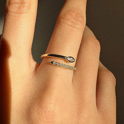 It is ok to not be ok-Marquise open ring