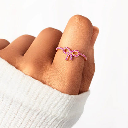 S925 You Are A Warrior Pink Ribbon Ring