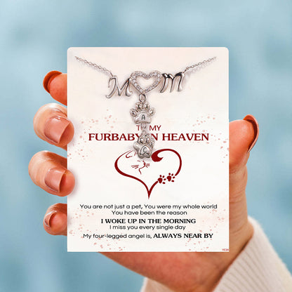 My Angel Is Always Near By Personalized 1-6 Paw Furry Mom Necklace