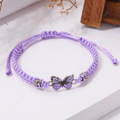 Lupus Awareness Butterfly Bracelet