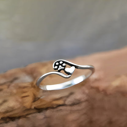 Thank you for being my mom heart pet ring