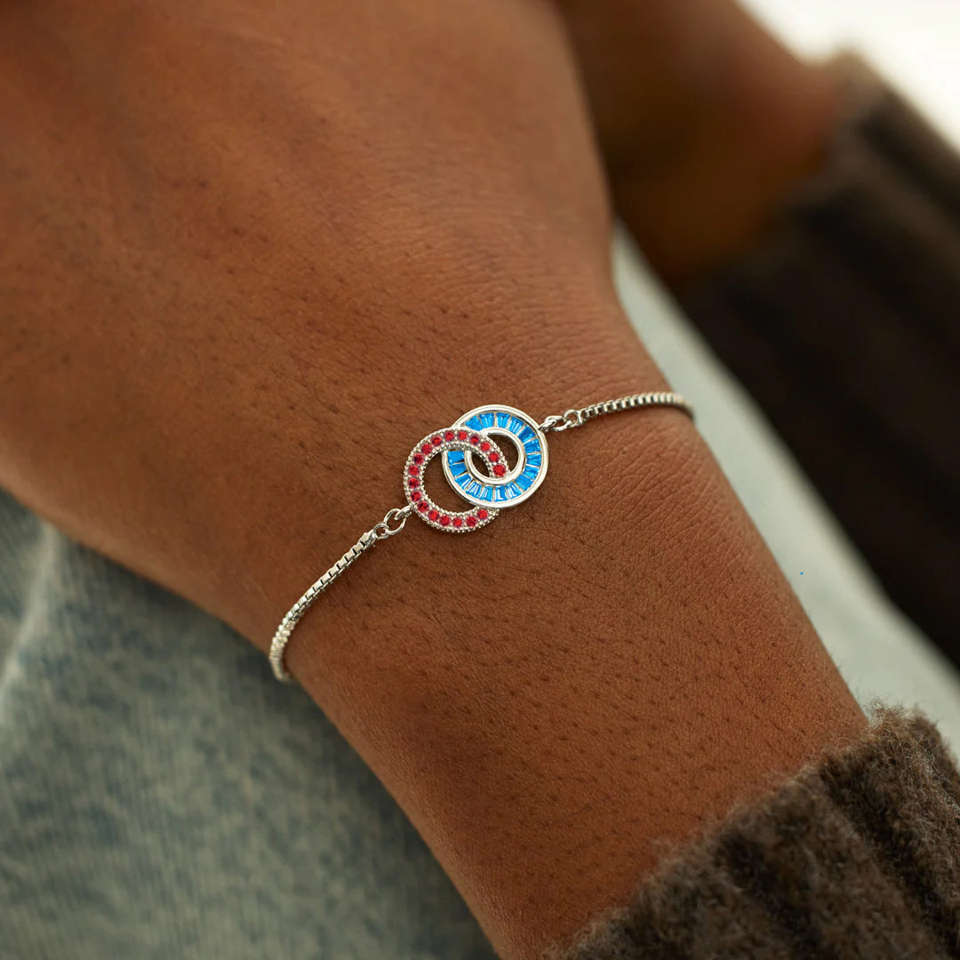 Diabetes Awareness Nobody Fights Alone Circle Bracelet