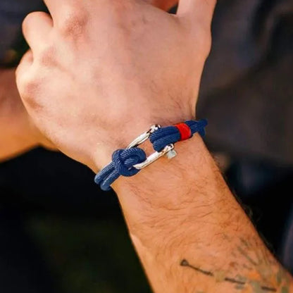 DIABETES AWARENESS Alchor Navy Bracelet