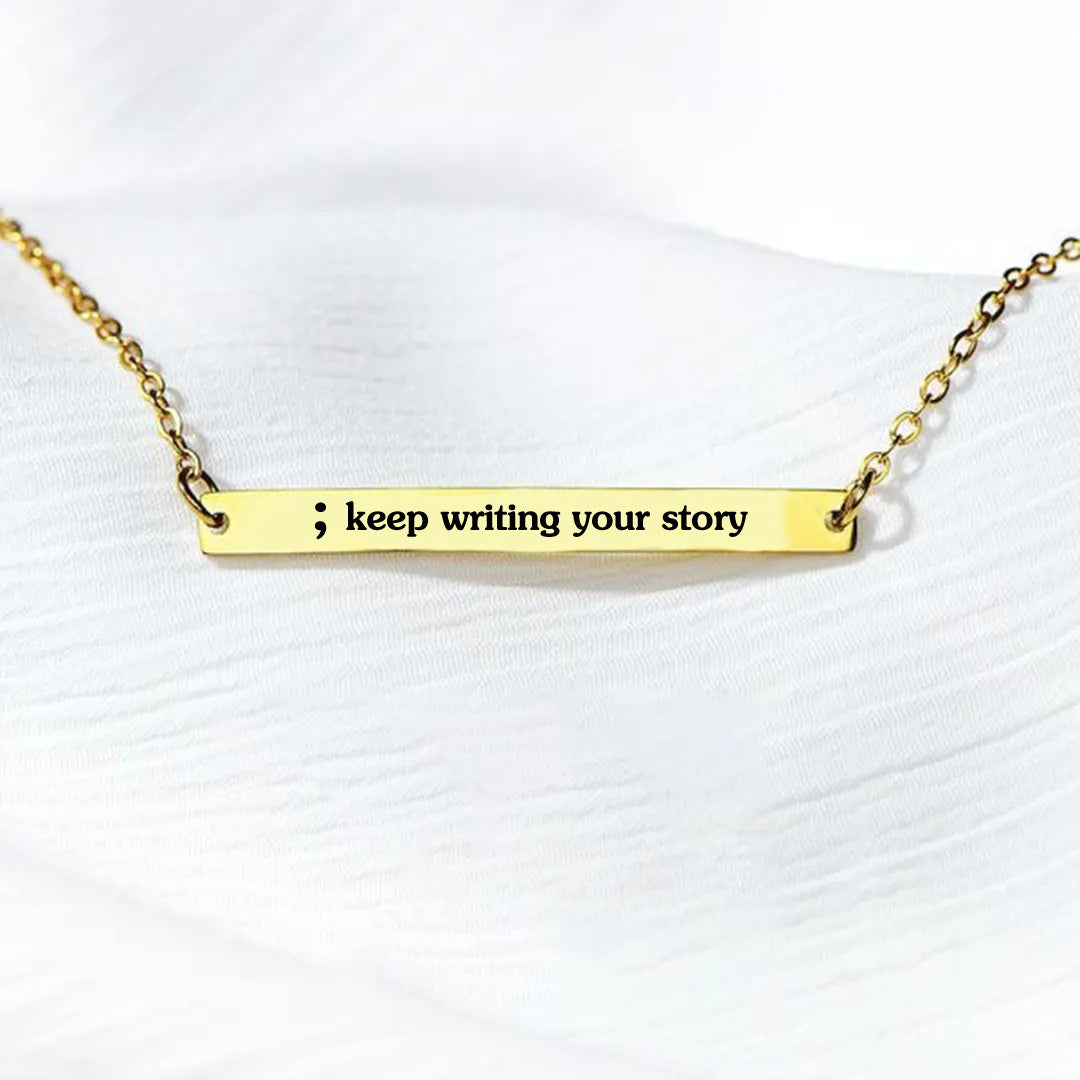 Suicide Prevention Awareness Engraved bracelet