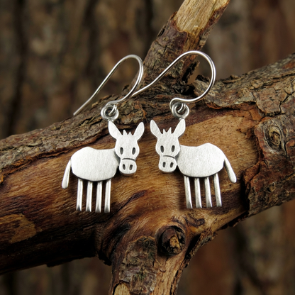 Tiny Donkey Earrings