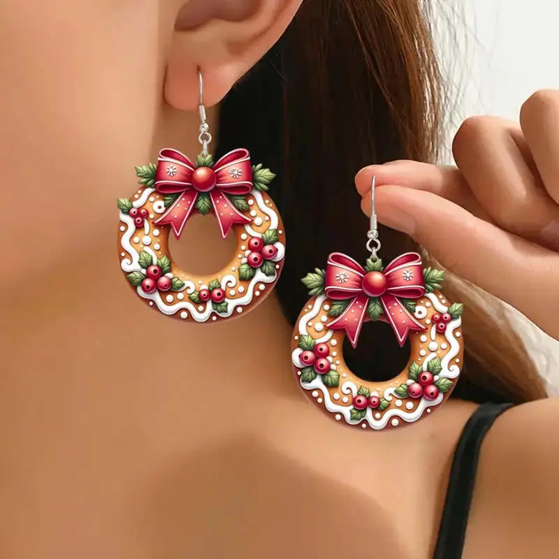 Christmas Cookie Earrings