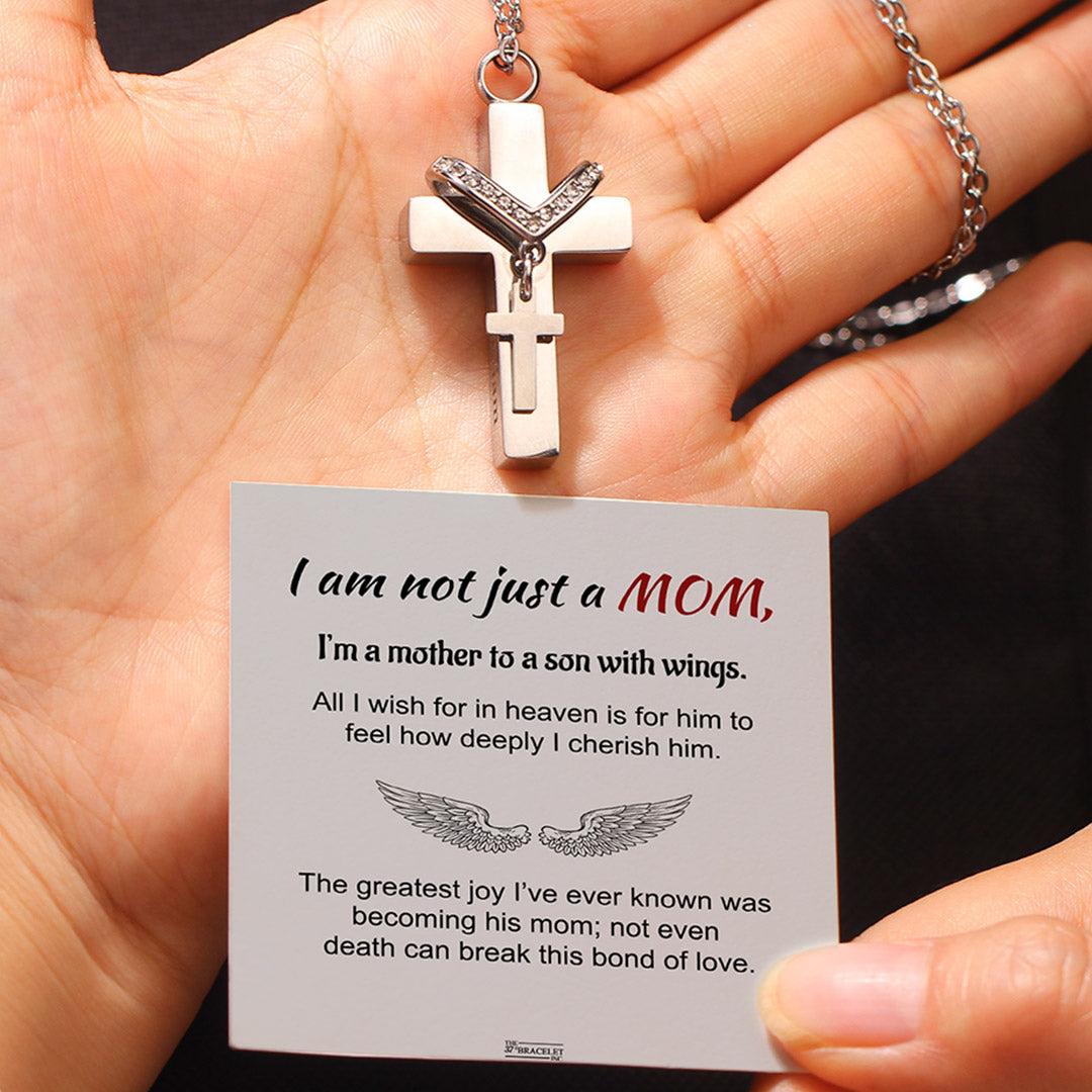 For Memorial - Custom Names Cross Pendant Urn Necklace