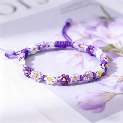I think about you everyday -Daisy Braided Bracelet