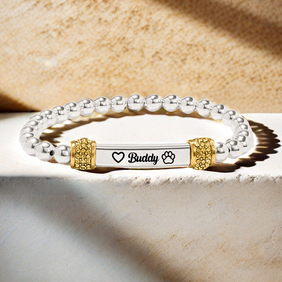 Cherished Companion Pet Memorial Bead Bracelet