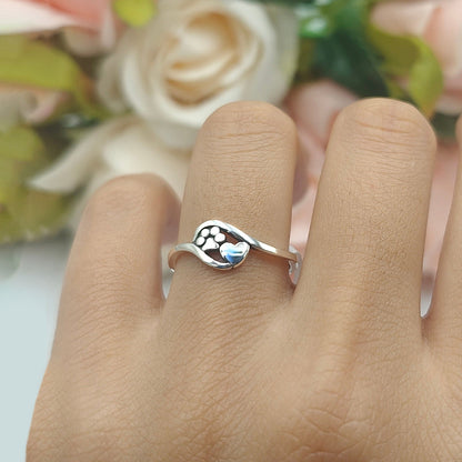 Thank you for being my mom heart pet ring