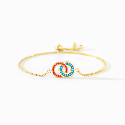 Diabetes Awareness Nobody Fights Alone Circle Bracelet