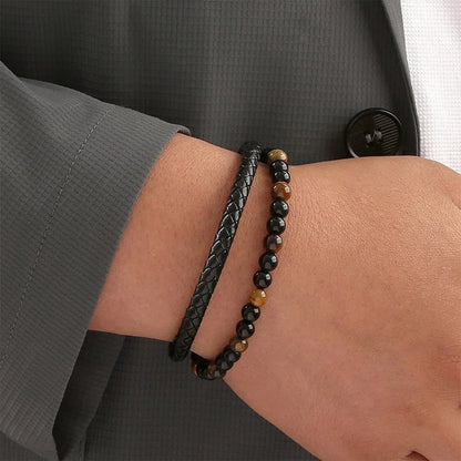 For Nephew- I am Always With You Tiger Eye Protection Beaded Bracelet